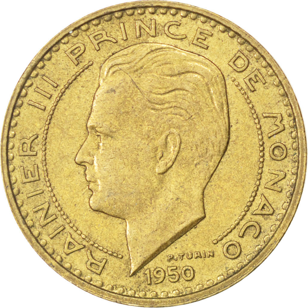 Monaco, Rainier III, 20 Francs 1950, KM 131
