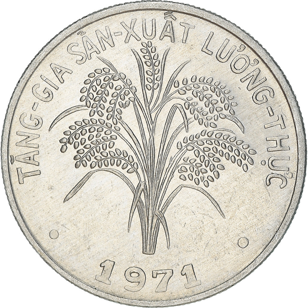 Monnaie, Viet Nam, STATE OF SOUTH VIET NAM, Dong, 1971, TTB, Aluminium, KM:12