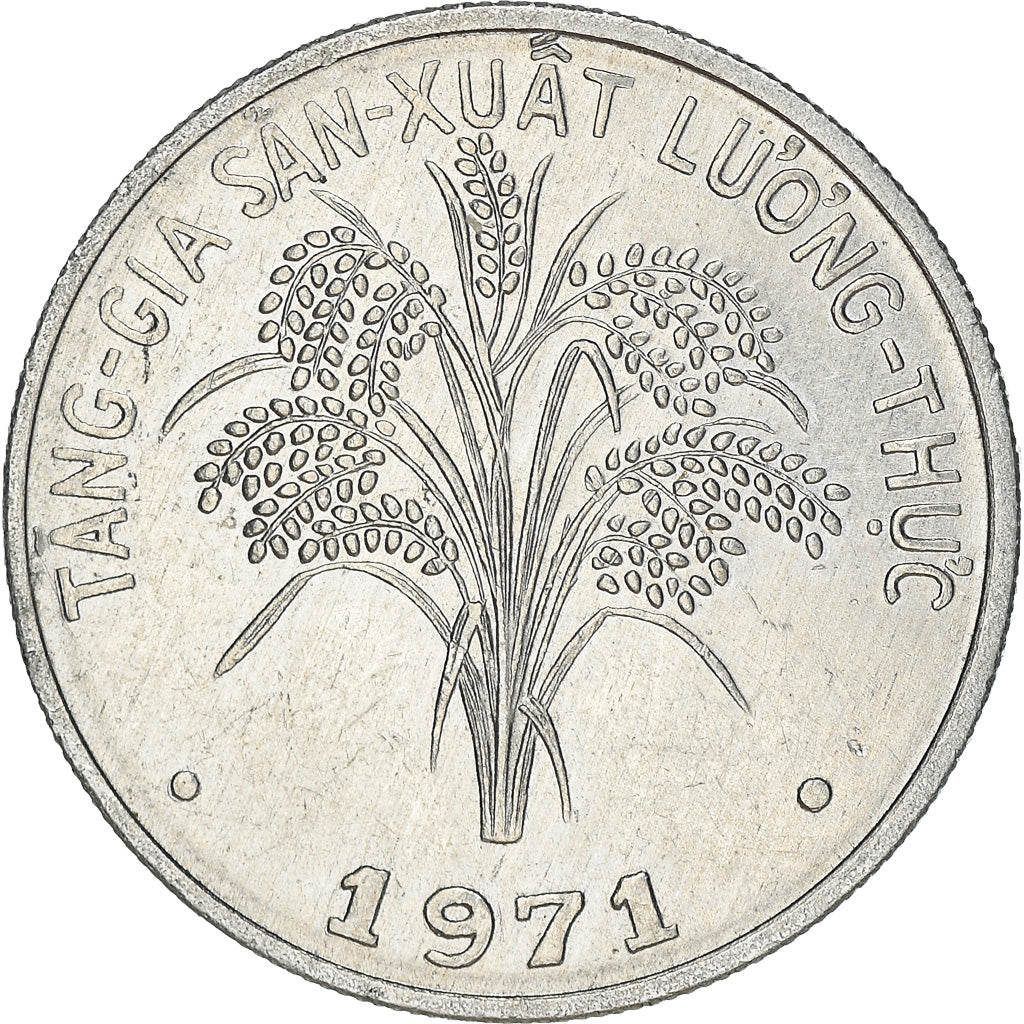 Monnaie, Viet Nam, STATE OF SOUTH VIET NAM, Dong, 1971, TTB, Aluminium, KM:12