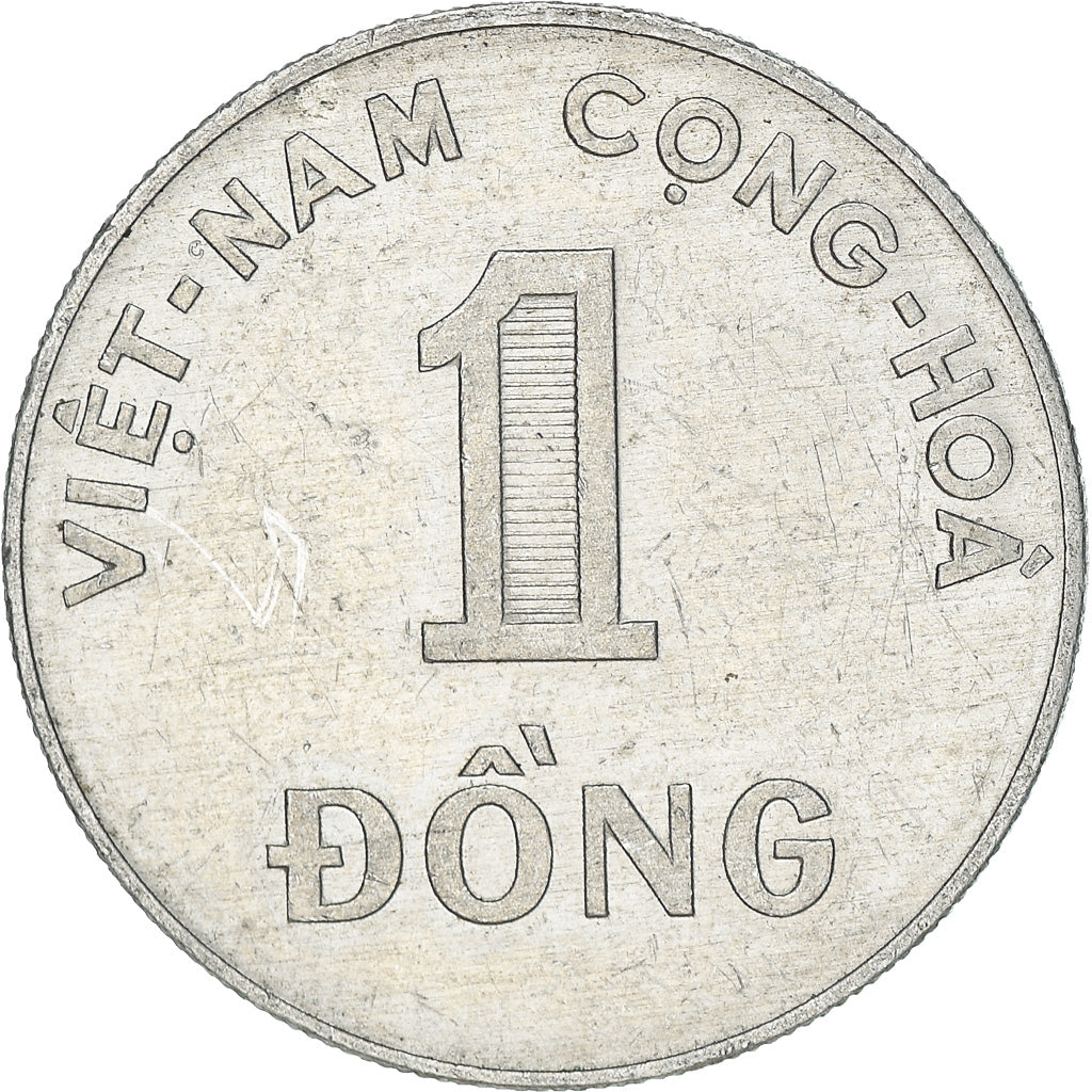 Coin, Vietnam, STATE OF SOUTH VIET NAM, Dong, 1971, VF(30-35), Aluminum, KM:12
