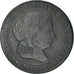 Moneta, Spagna, Isabel II, 2-1/2 Centimos, 1867, Madrid, MB+, Rame, KM:634.5