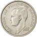 MONACO, 100 Francs, Cent, 1956, KM #134, EF(40-45), Copper-Nickel, Gadoury...