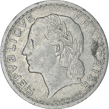 Moeda, França, Lavrillier, 5 Francs, 1948, Beaumont - Le Roger, VF(30-35)
