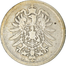 Coin, GERMANY - EMPIRE, Wilhelm I, Mark, 1875, Stuttgart, VF(20-25), Silver