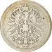 Coin, GERMANY - EMPIRE, Wilhelm I, Mark, 1875, Stuttgart, VF(20-25), Silver