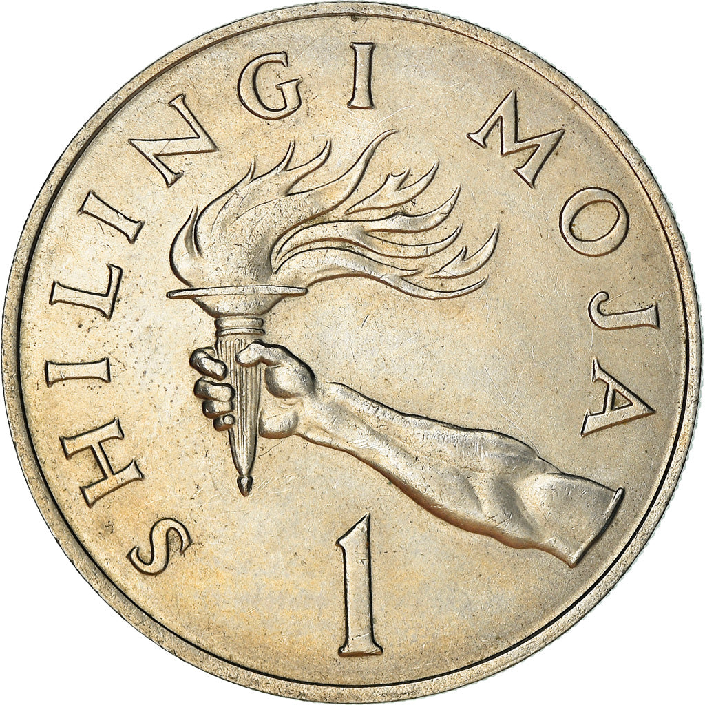 Coin, Tanzania, Shilingi, 1966, AU(50-53), Copper-nickel, KM:4