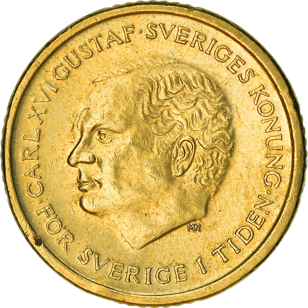 Munten, Zweden, Carl XVI Gustaf, 10 Kronor, 2000, ZF, Copper-Aluminum-Zinc