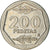 Moneta, Spagna, Juan Carlos I, 200 Pesetas, 1986, MB, Rame-nichel, KM:829