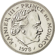 MONACO, 5 Francs, 1978, KM #150, MS(63), Copper-Nickel, 29, Gadoury #153, 10.09