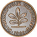 Coin, GERMANY - FEDERAL REPUBLIC, 2 Pfennig, 1961, Karlsruhe, AU(50-53), Bronze