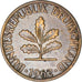 Moneta, GERMANIA - REPUBBLICA FEDERALE, 2 Pfennig, 1962, Hambourg, BB, Bronzo