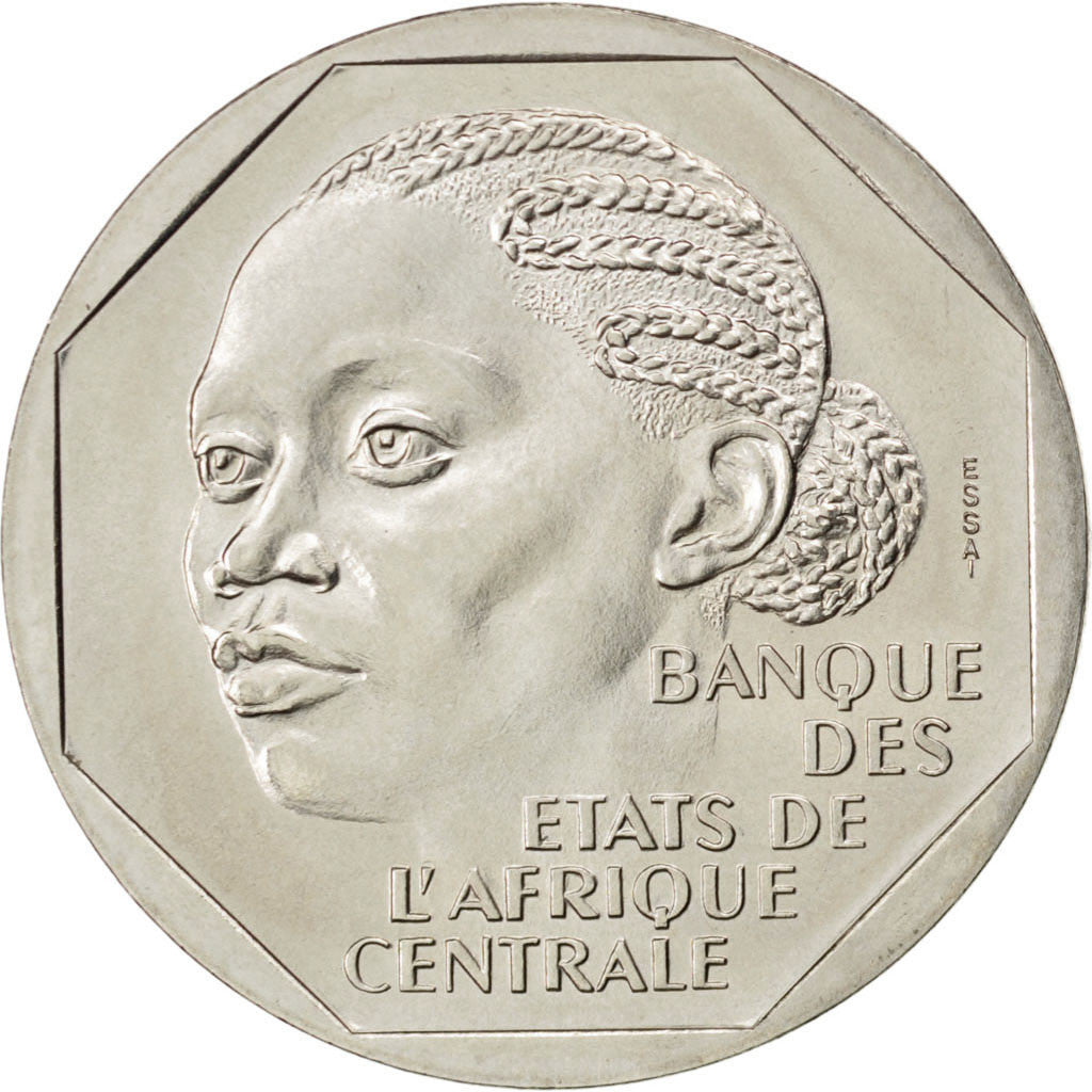 Moneta, Ciad, 500 Francs, 1985, Paris, SPL-, Rame-nichel, KM:E6