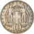 Coin, Greece, 10 Drachmai, 1968, EF(40-45), Copper-nickel, KM:96