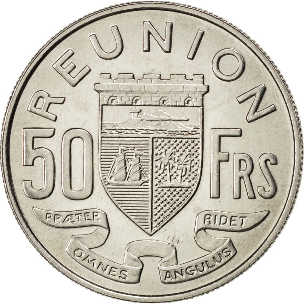 Münze, Réunion, 50 Francs, 1962, UNZ, Nickel, KM:E8, Lecompte:98