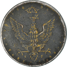 Moneda, Polonia, 5 Fenigow, 1917, Stuttgart, Germany, MBC, Hierro, KM:5