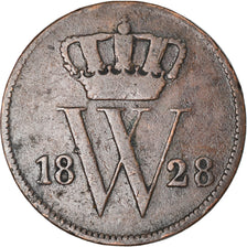 Moneta, Paesi Bassi, William I, Cent, 1828, MB, Rame, KM:47