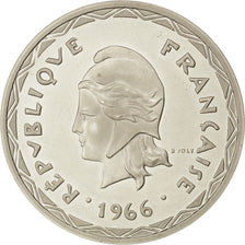 Coin, New Hebrides, 100 Francs, 1966, Paris, AU(55-58), Silver, KM:PE1