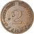 Monnaie, République fédérale allemande, 2 Pfennig, 1960, Hambourg, TTB