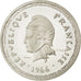 Nuove Ebridi, 100 Francs, 1966, Paris, SPL, Argento, KM:E1, Lecompte:58