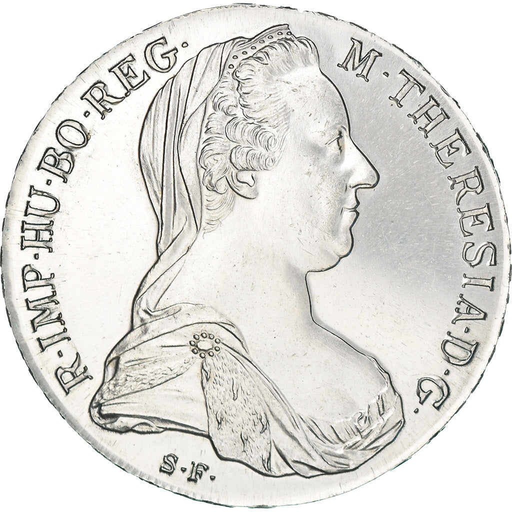 Coin, Austria, Joseph II, Thaler, 1780, Vienne, Restrike, AU(55-58), Silver