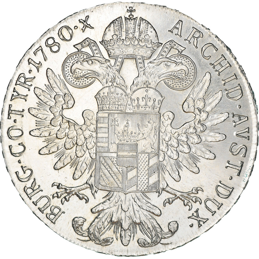 Coin, Austria, Joseph II, Thaler, 1780, Vienne, Restrike, AU(55-58), Silver