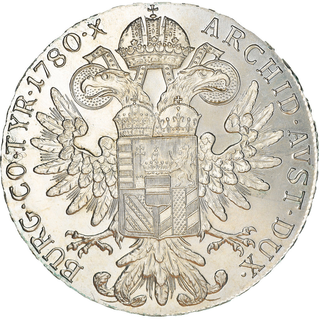 Coin, Austria, Joseph II, Thaler, 1780, Vienne, Restrike, MS(60-62), Silver