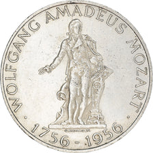 Coin, Austria, 25 Schilling, 1956, EF(40-45), Silver, KM:2881
