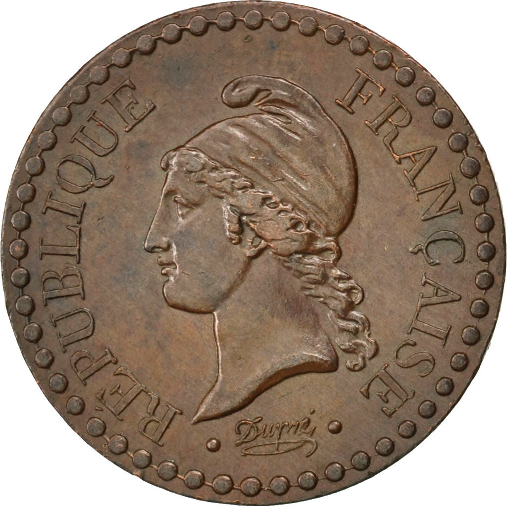 Francia, Dupré, Centime, 1848, Paris, BB, Bronzo, KM:754, Gadoury:84