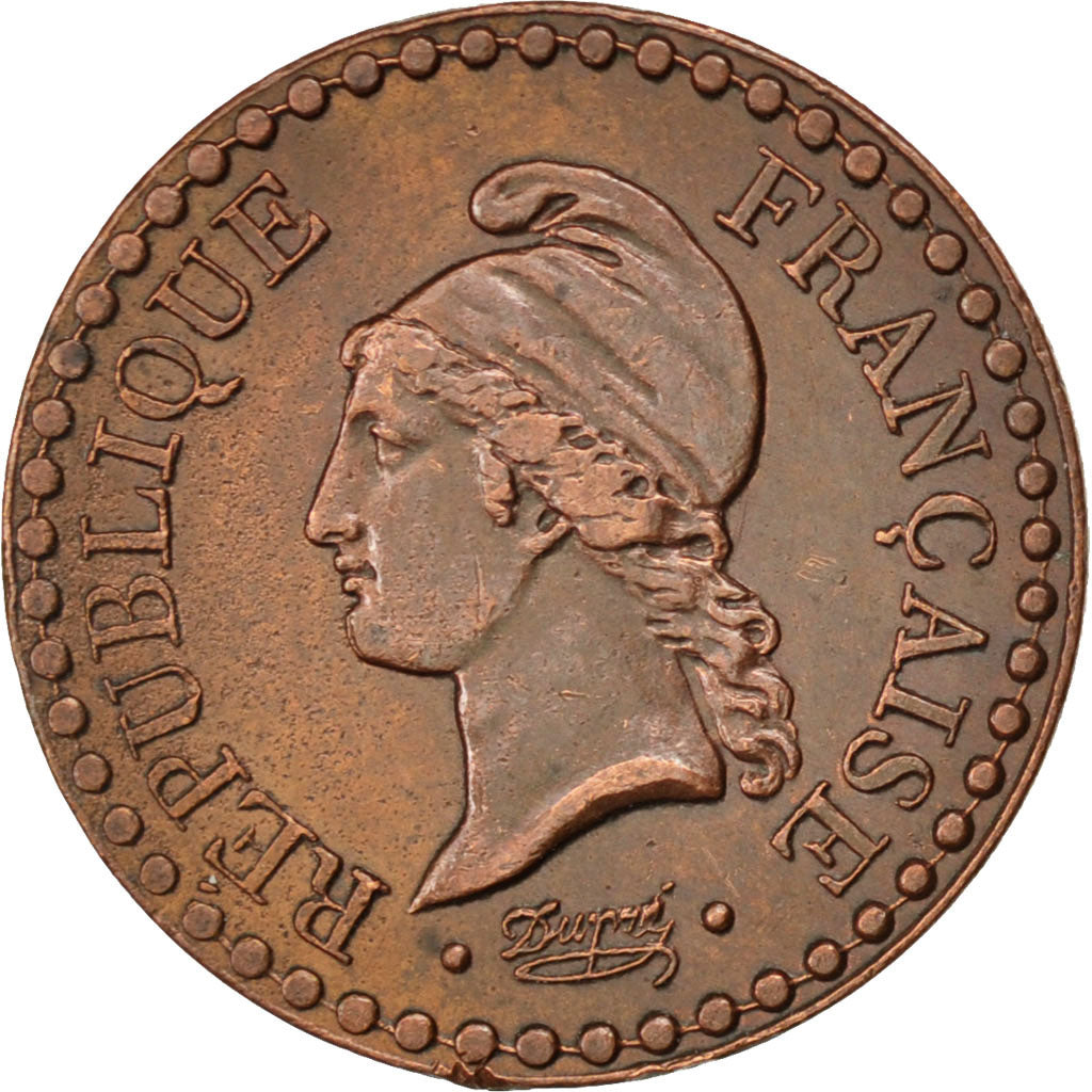 IIème République, 1 Centime Dupré 1849 A, KM 754