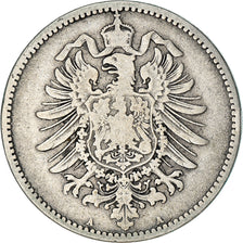 Münze, GERMANY - EMPIRE, Wilhelm I, Mark, 1873, Berlin, SS, Silber, KM:7