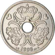 Coin, Denmark, Margrethe II, 2 Kroner, 1998, Copenhagen, AU(50-53)