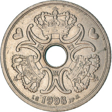 Moneta, Danimarca, Margrethe II, 5 Kroner, 1998, Copenhagen, BB, Rame-nichel