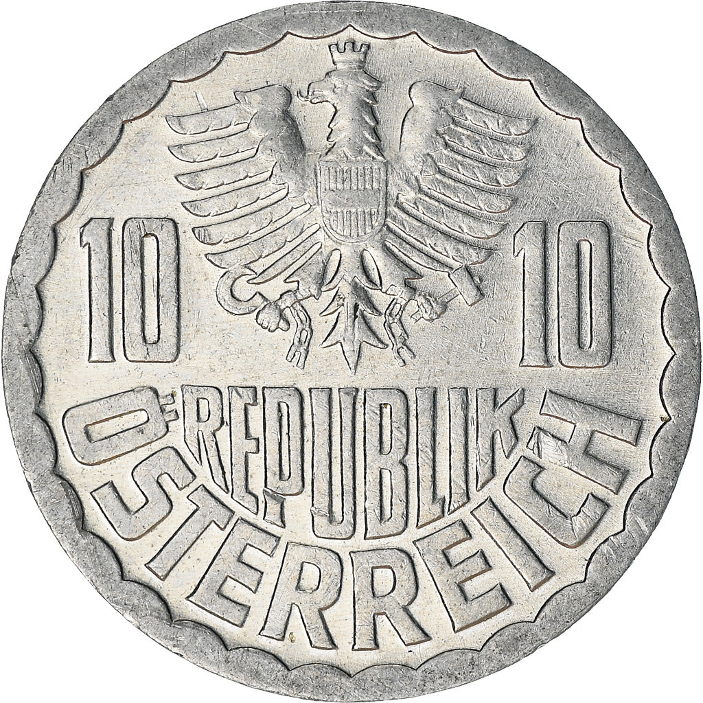 Moeda, Áustria, 10 Groschen, 1985, Vienna, VF(30-35), Alumínio, KM:2878