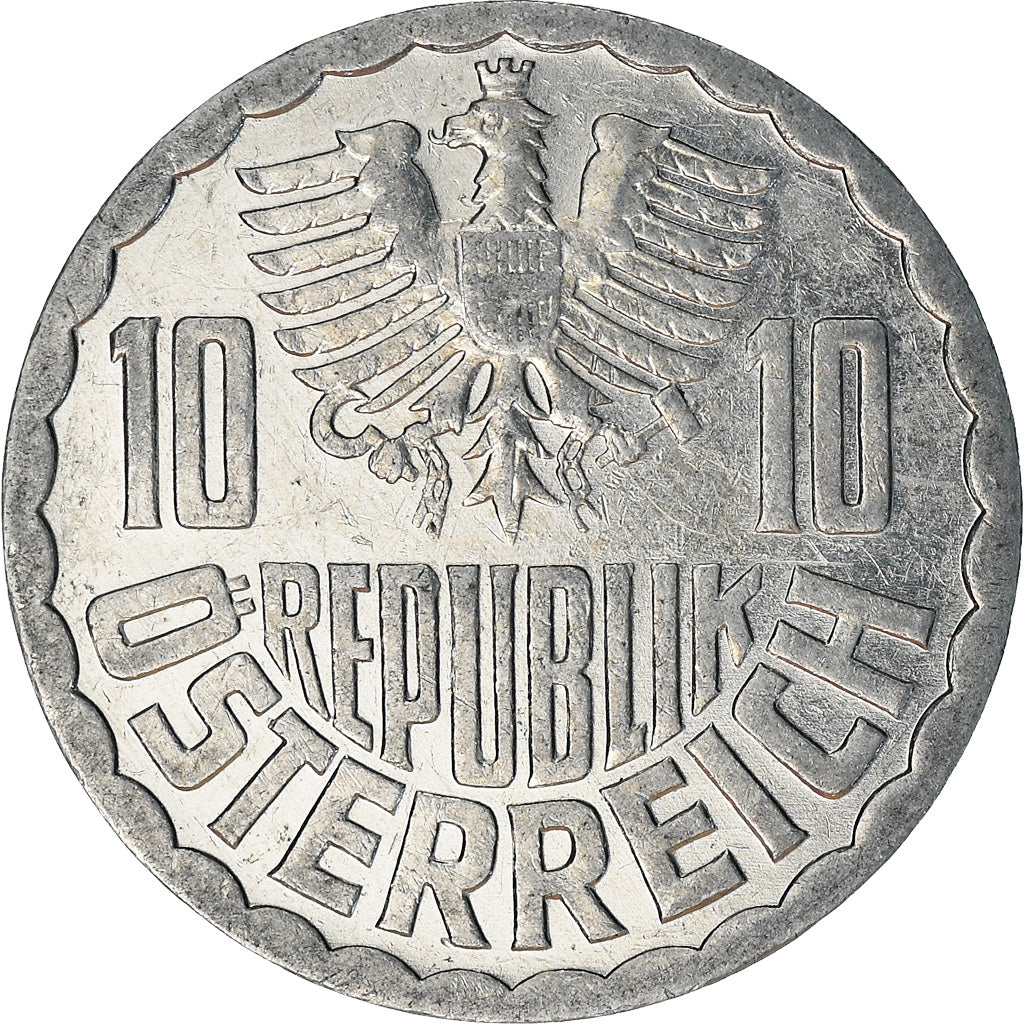 Moeda, Áustria, 10 Groschen, 1993, Vienna, VF(20-25), Alumínio, KM:2878