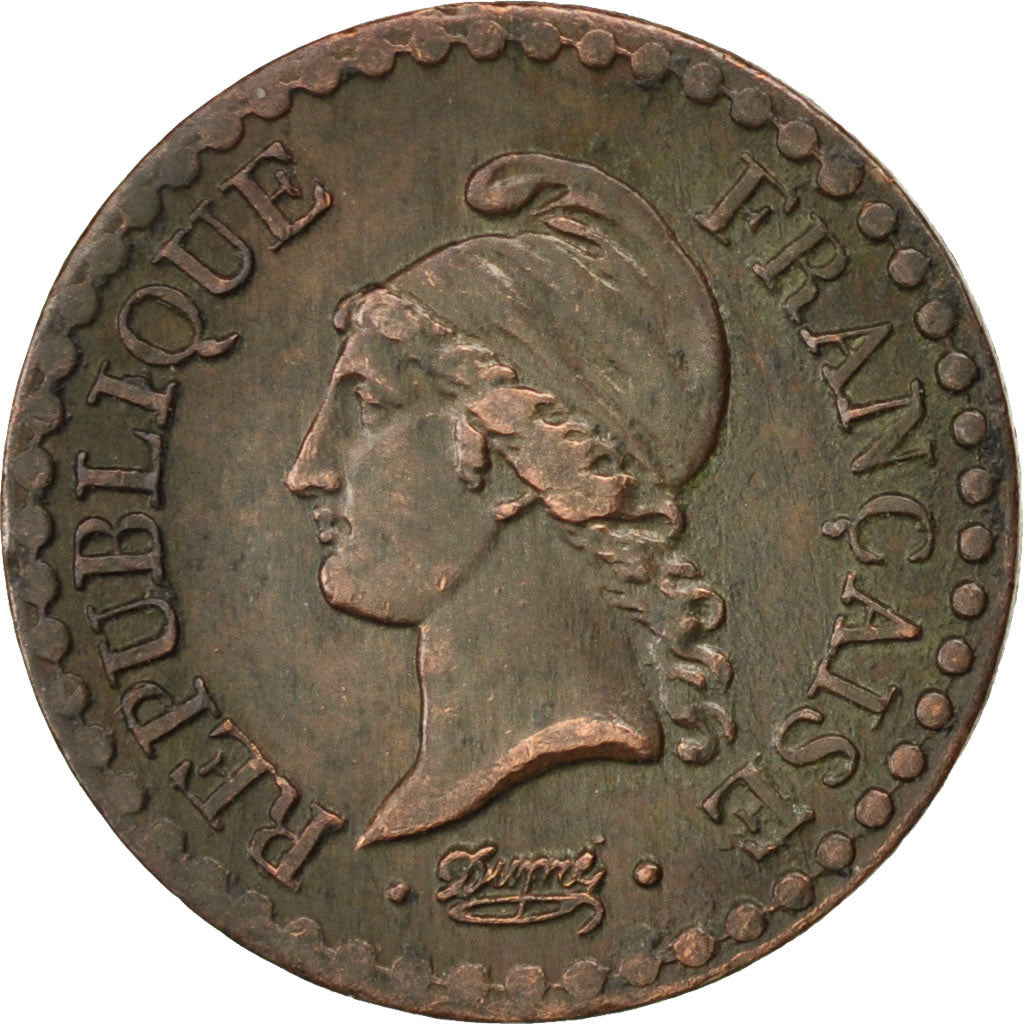 FRANCE, Dupré, Centime, 1851, Paris, KM #754, EF(40-45), Bronze, Gadoury #84, 1.