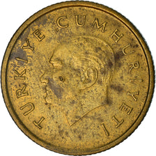 Coin, Turkey, 50 Lira, 1989, VF(20-25), Aluminum-Bronze, KM:987