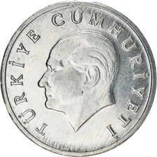 Coin, Turkey, Lira, 1987, AU(55-58), Aluminum, KM:962.2
