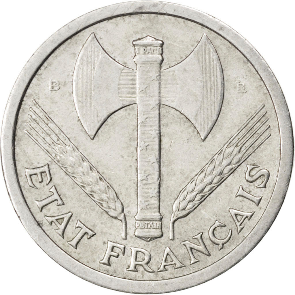 FRANCE, Bazor, 2 Francs, 1944, Beaumont - Le Roger, KM #904.2, AU(50-53),...