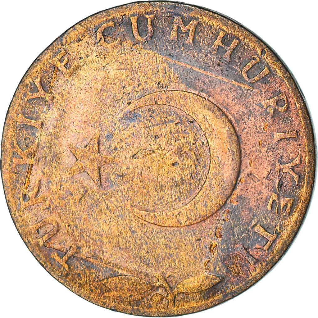 Monnaie, Turquie, 5 Kurus, 1960, TB, Bronze, KM:890.1