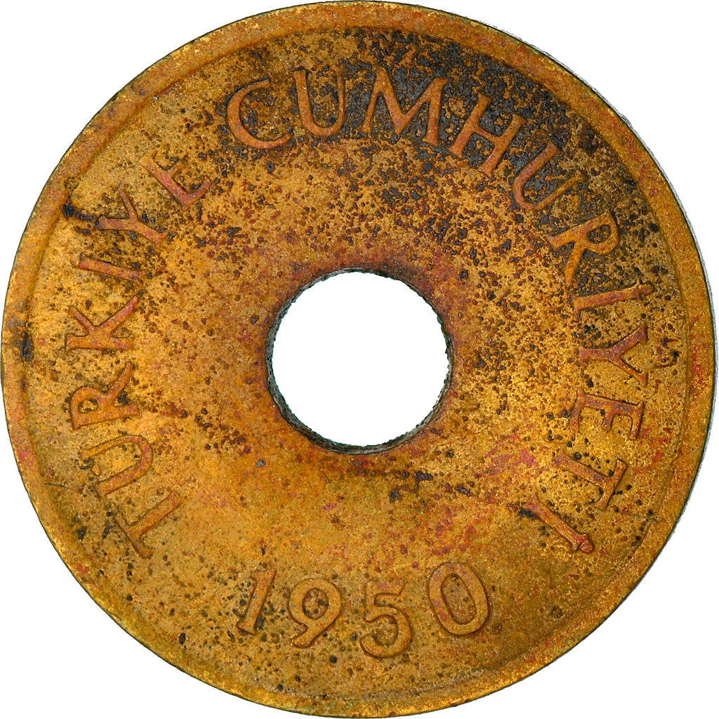Münze, Türkei, Kurus, 1950, S, Messing, KM:881