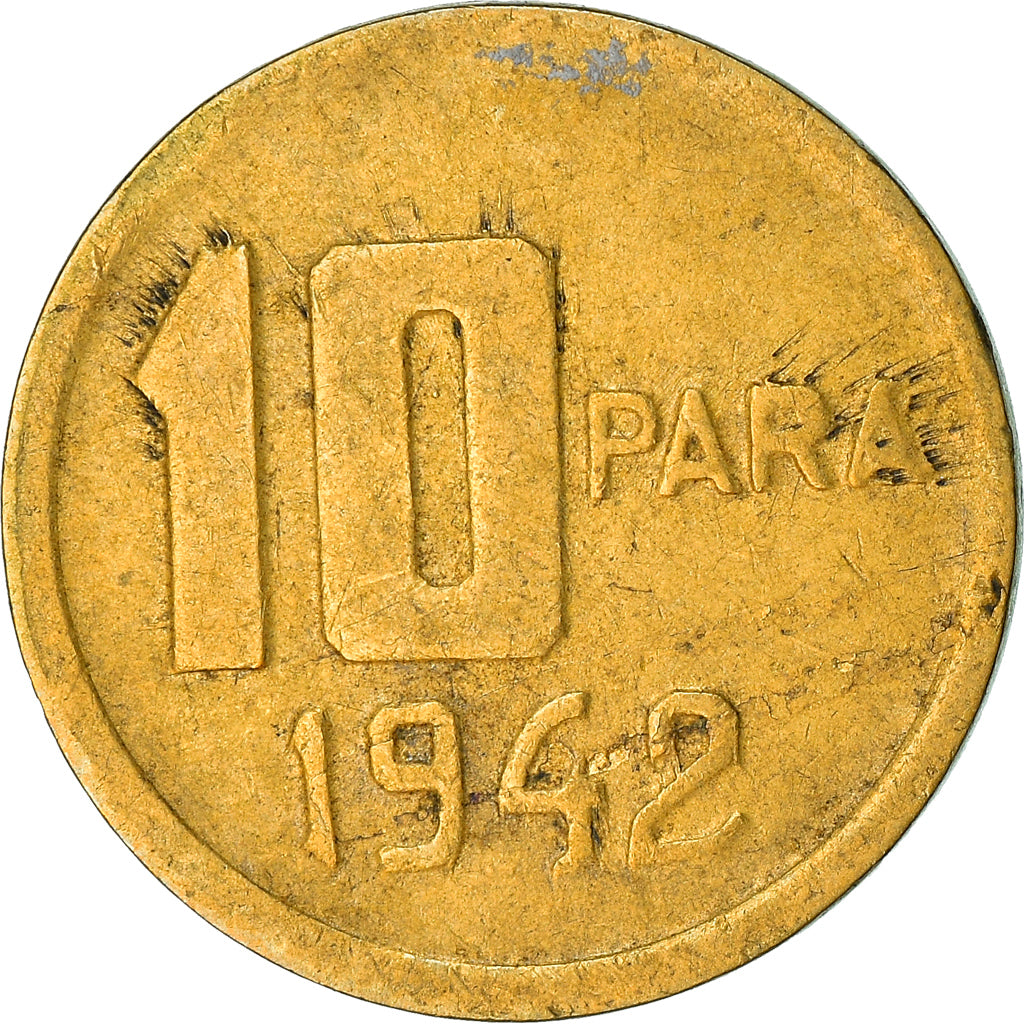 Coin, Turkey, 10 Para, 1/4 Kurus, 1942, EF(40-45), Aluminum-Bronze, KM:868