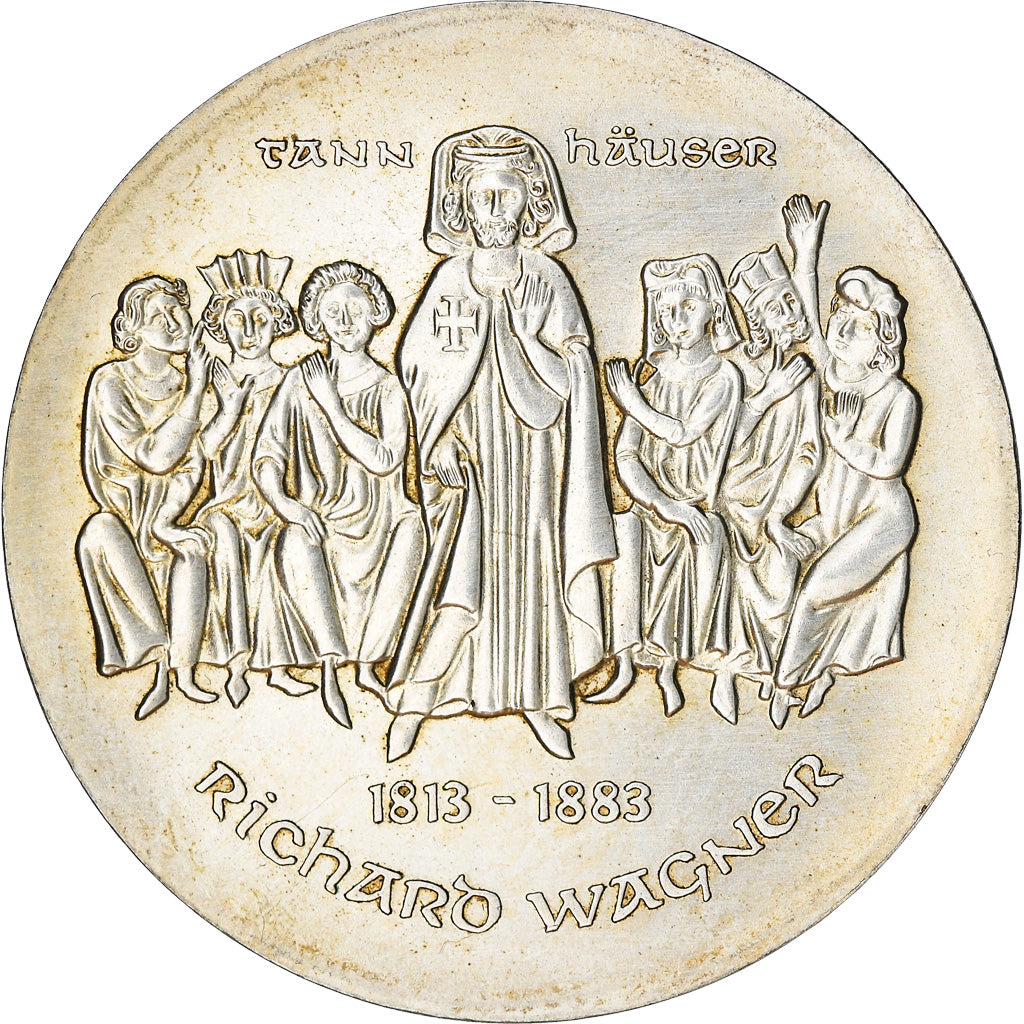 Coin, GERMAN-DEMOCRATIC REPUBLIC, 10 Mark, 1983, AU(55-58), Silver, KM:92
