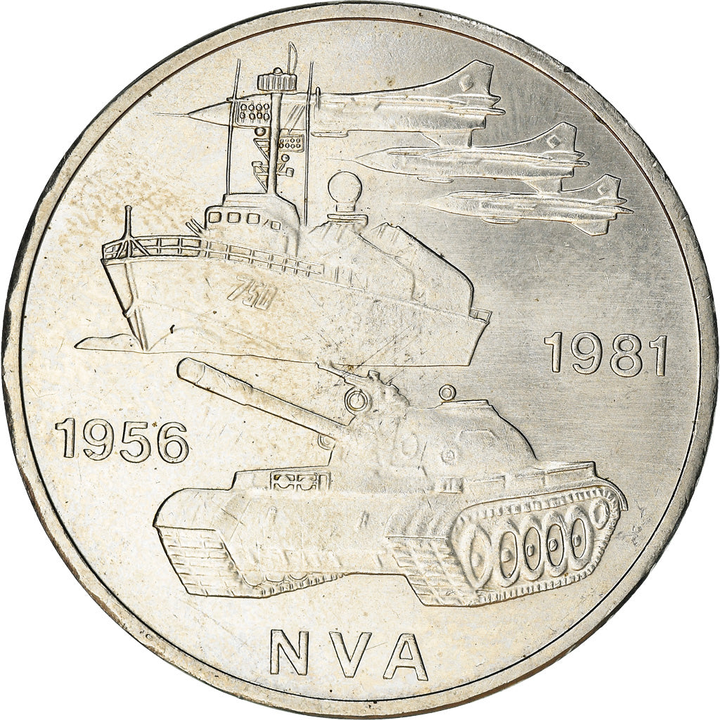 Coin, GERMAN-DEMOCRATIC REPUBLIC, 10 Mark, 1981, Berlin, AU(55-58)