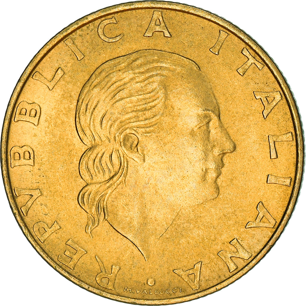 Coin, Italy, 200 Lire, 1988, Rome, AU(50-53), Aluminum-Bronze, KM:105