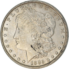 Coin, United States, Morgan Dollar, Dollar, 1885, U.S. Mint, Philadelphia