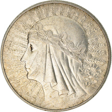 Münze, Polen, 10 Zlotych, 1933, Warsaw, SS, Silber, KM:22