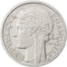Moneta, Francia, Morlon, 2 Francs, 1945, Beaumont le Roger, BB+, Alluminio