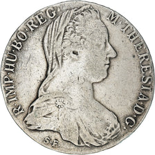 Coin, Austria, Joseph II, Thaler, 1780, Vienna, Restrike, VF(30-35), Silver