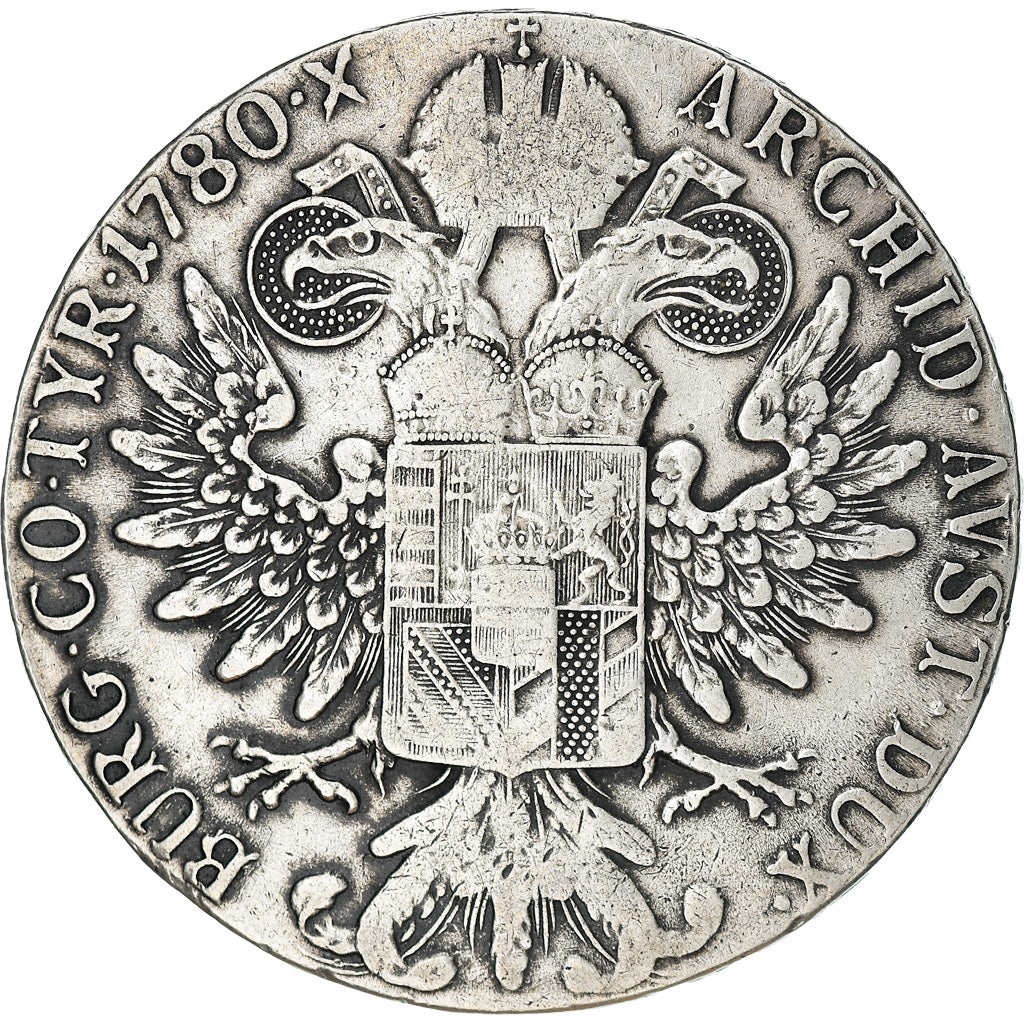 Coin, Austria, Joseph II, Thaler, 1780, Vienna, Restrike, VF(30-35), Silver