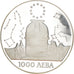 Monnaie, Bulgarie, 1000 Leva, 1995, BE, FDC, Argent, KM:217